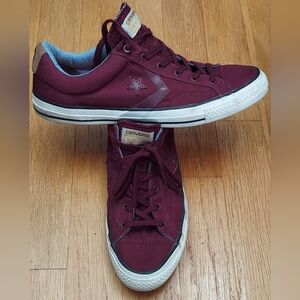 CONVERSE GARNET 149779C MEN'S BURGUNDY LACE-UP COMFORT SNEAKERS SIZE 13